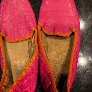 AEROSOLES Pink and Orange Ankle Boots